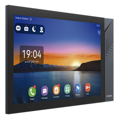 Monitor IP/SIP para interior con Android, Wi-Fi, Bluetooth, Pantalla táctil de 10.1", audio de 2 vías, PoE, 8 interfaces de entrada de alarma.