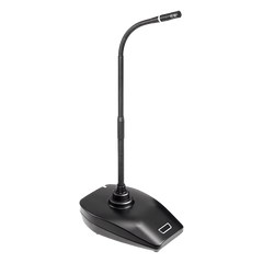 TRANSMISOR DE BASE DE ESCRITORIO CON MICRÓFONO DE CUELLO DE CISNE MODULAR SERIE ESW.