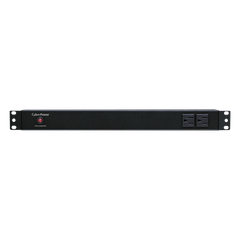 PDU Básico Para Distribución de Energía, Con 8 Tomas NEMA 5-15R Traseras y 2 Tomas 5-15R Frontales, 1UR, 15 Amp, 120 Vca