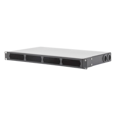 Distribuidor de Fibra Óptica Vacío 19 Pulgadas, Acepta 4 Placas Acopladoras de Linkedpro, Hasta 24 Fibras, 1UR, Incluye Charola de Empalme