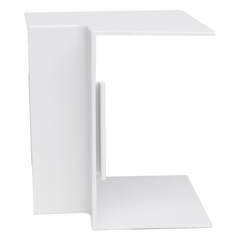 Esquinero Interior Color Blanco de PVC Auto Axtinguible, Para Canaleta TMK-4577 (5520-02001)