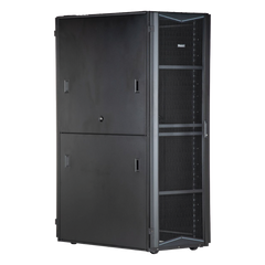 Gabinete FlexFusion para Centros de Datos, 42 UR, 800 mm de Ancho, 1200 mm de Profundidad, Fabricado en Acero, Color Negro