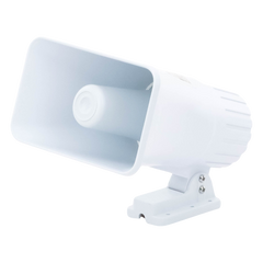 Sirena Cableada / 30 Watts / 120 dB / IP65 Exterior / Compatible con Cualquier Panel de Alarma / Policarbonato
