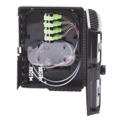 Cierre de Empalme para 24 Fusiones de Fibra Óptica, Interior/Exterior, con 16 Acopladores SC/APC y Splitter 1x16 SC/APC Incluido, IP65
