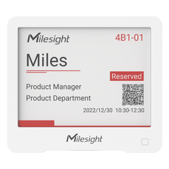 Display E-Ink LoRaWAN / Pantalla de Tinta Electrónica 4.2 Pulgadas / Oficina Inteligente y Señalización Digital / para BMS y Edificios Inteligentes