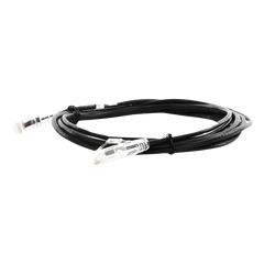 Cable de Parcheo Slim UTP Cat6A - 3 Metros (9.84 Pies) Negro, Diámetro Reducido (28 AWG)