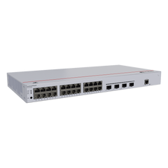 Switch de Distribución/Core Gigabit Administrable Capa 3 / 24 puertos 10/100/1000 Mbps / 4 Puertos 10GE SFP+ Uplink / ERPS / Rutas Estáticas / iStack / Administración Nube Gratis