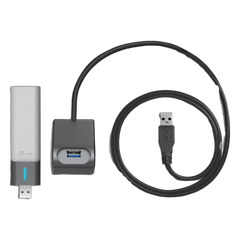 Adaptador USB Wireless Wi-Fi 6 / AX3000 (2402 Mbps + 574 Mbps) / Antenas de Alta Ganancia / USB 3.0 / Baja Latencia Gaming / WPA3 / Cuna Desmontable con Cable 1.2 m (3.9 ft)