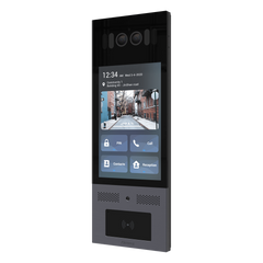 Frente de Calle Antivandálico IK10 / Incluye montaje / Administración 100% en la Nube / Notificación a APP / Llamada Telefónica / ANDROID / SIP / ONVIF /Reconocimiento Facial / QR y PIN para Visitas / IP66 / Bluetooth / NFC