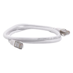 Patch Cord Cat6A 10G Blindado 1.0 Metro (3.28 Pies) Blanco