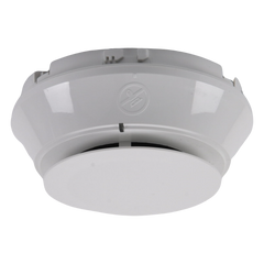 Detector de humo fotoeléctrico direccionable FlashScan, sensibilidad preajustada 1.5%, para lazo SLC de 2 hilos, color blanco