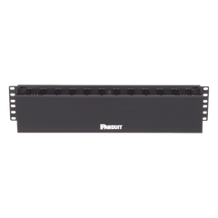 Organizador de Cables Horizontal PatchLink, Sencillo (Solo Frontal), Para Rack de 19in, 2UR