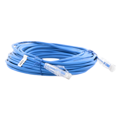 Cable de Parcheo Slim UTP Cat6A - 10 Metros (32.81 Pies) Azul, Diámetro Reducido (28 AWG)