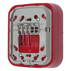 Base inalámbrica direccionable para montaje en pared, color rojo, para dispositivos audiovisuales serie L