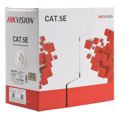 Bobina de Cable UTP 305 Metros (1000 Pies) / Cat5E (24 AWG) / Color Blanco / PVC (CM) / Uso en Interior / 100% Cobre / Aplicaciones de CCTV y Redes de Datos