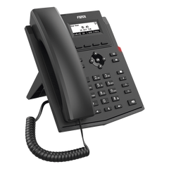 Teléfono IP / 2 Líneas SIP / Pantalla LCD 2.3" 132x64 / Audio HD G.722 y Opus / Conferencia 6 Vías / PoE 802.3af / Puertos Ethernet Duales 10/100 / Soporte EHS