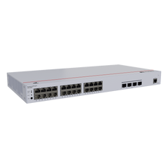 Switch de Acceso eKit Administrable / Capa 2 / 24 Puertos PoE+ Gigabit + 4 Puertos SFP+/SFP + Puerto de Consola / Poe Perpetuo / Presupuesto PoE 400 W / Sin Licenciamiento