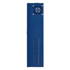 Fuente de poder profesional PoE (Power over Ethernet) de 8 puertos con capacidad total de 360W, diseñada específicamente para sistemas de videovigilancia CCTV y control de acceso.