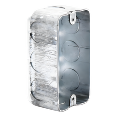 Caja (Chalupa) 4x2"/ Profundidad 1-7/8"/ 10 Entradas de 1/2"/ Troquelada.