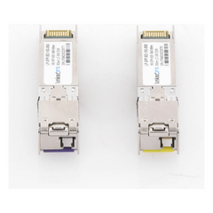 Transceptores Ópticos Bidireccionales SFP+ (Mini-Gbic) / Monomodo 1490 & 1550 nm / 10 Gbps / 10GBASE-BX / Conector LC/UPC Simplex / DDM / Hasta 80 km / 2 Piezas