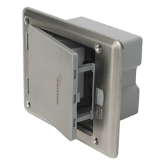 Caja de Piso con Contacto Eléctrico (Duplex), Resistente al Agua, IP66 (Con Tapa Cerrada) (11000-53201)