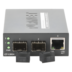 Convertidor de Medios con Doble Puerto SFP 1000BASE-FX/SX/LX y Puerto Ethernet 1000Base-T