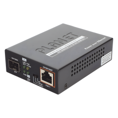Convertidor de Medios PoE, 1 Puerto RJ45 Gigabit con Salida PoE 802.3af/at/bt (Hasta 60 W)/ 1 Puerto SFP 100/1000BASE-X