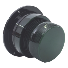 Burbuja Brillante de Larga Vida Útil, con 8 LEDs Color Verde, Domo Verde, 12Vcd