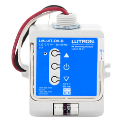 Módulo de atenuación RF con control 0-10 V para balastros fluorescentes y drivers LED, conmuta hasta 5 A a 120/277 V, para sistemas RadioRA 2 y HomeWorks QS