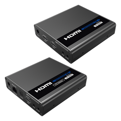 Kit Extensor HDMI hasta 700 metros con Conexión en Cascada / 4K @ 60 Hz/ 70 metros PTP con Cat 6, 6a y 7 / IPCOLOR / CERO LATENCIA / SIN COMPRIMIR / Salida Loop / IR bidireccional / Puerto S/PDIF / Soporta ARC / Soporta 10 TT-676-Rx.