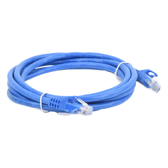 Cable de Parcheo UTP Cat6 - 2 Metros (6.56 Pies) - Azul