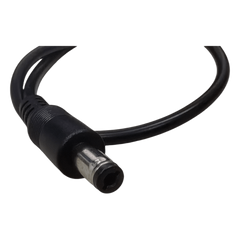 Cable con Conector Macho (Pigtail) | Forro negro | Alimentación para Vcc con Puntas Libres / Polarizado / Largo 22 cm (8.66 Pulgadas) / Calibre 22AWG.