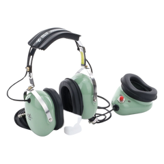 Auriculares estilo Muff-Mic para operaciones de mantenimiento y rampas en aeropuertos