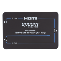 Adaptador de Captura de Video HDMI a USB 3.0 | 4K60 HDMI Entrada | 1080p60 USB Salida | HDCP 2.2 | 18 Gbps Ancho de Banda | Plug and Play | Compatible Windows Linux macOS