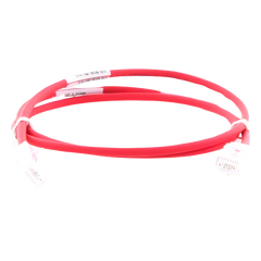 Cable de Parcheo TX6, UTP Cat6, Diámetro Reducido (28AWG), Color Rojo, 0.91 Metros (3 Pies)