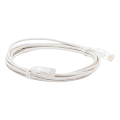 Cable de Parcheo Slim UTP Cat6 - 3 Metros (9.84 Pies) Blanco Diámetro Reducido (28 AWG)