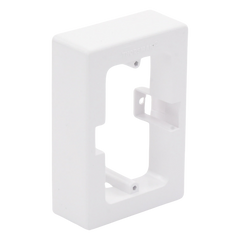 Caja Sin Fondo Universal, Color Blanco de PVC Auto Extinguible (7900-02002)