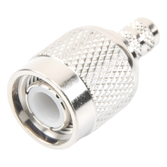 Conector TNC Macho de Anillo Plegable para Cables LMR-240, RG-8/X, 9258, Niquel/Oro/Delrin.
