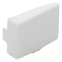 Tapa final color blanco de PVC auto extinguible, para canaleta TMK1720 (5290-02001)