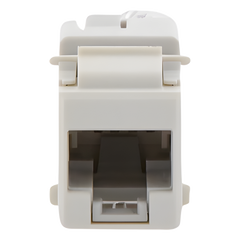 Jack Ultramax Cat6, UTP, Tipo Keystone, Color Blanco, Punch Down