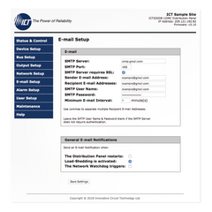 PDU Administrable IP, 12 Salidas para Brakers (No incluidos), Control de Energía Remoto, Doble Bus Inteligente de Distribución CD, Aplicaciones 12,24 y 48 Vcc.