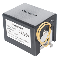 Válvula de control eléctrica de 3 vías para fancoil, retorno por resorte, normalmente cerrada, 110 V CA, conexión NPT