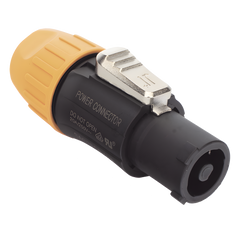 POWERCOM, línea, neutro y conexión a tierra de seguridad preadaptada IP65 Color Negro