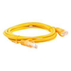 Cable de Parcheo UTP Cat5e - 2.0 Metros (6.56 Pies) - Amarillo