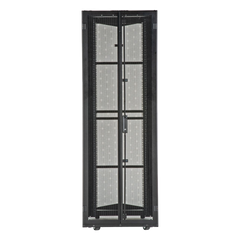 Gabinete FlexFusion para Centros de Datos, 42 UR, 800 mm de Ancho, 1200 mm de Profundidad, Fabricado en Acero, Color Negro