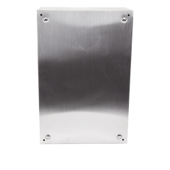 Gabinete de Acero Inoxidable IP66 Uso en Intemperie (400 x 600 x 250 mm) con Placa Interna Galvanizada.