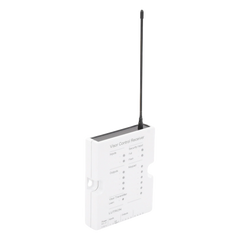 Receptor de control de visera para RadioRA 2 con 4 salidas de contacto seco para puertas de garaje o portones y entrada de seguridad, color blanco