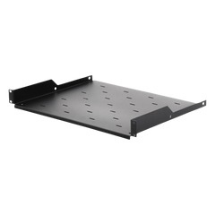 Charola para Soportar Equipos en Rack de 19, Profundidad de 34 cm, Color Negro, 1U