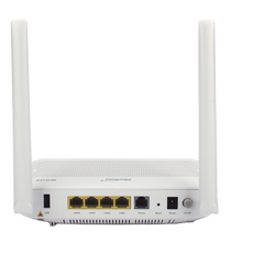 ONU GPON WiFi 6, (2.4/5 GHz), 2 Antenas de 5 dBi, Compatible con OLT de Terceros, 4 puertos Gigabit + 1 POTS + 2 USB, conector SC/UPC