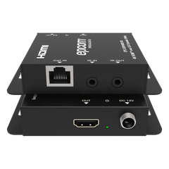 Kit Extensor HDMI | 4K30 hasta 100m | Cat6 | Transmisión sin Compresión | Soporta PoC Bidireccional | EDID y Audio 5.1CH